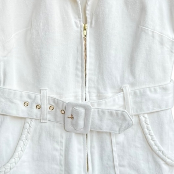 Show Me Your Mumu Outlaw Pearly White Romper Sz M - Picture 5 of 8